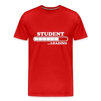 Student Spruch Uni Universität Student Geschenk - Männer Premium Bio T-Shirt - Rot - Vorne - Damien (186cm)