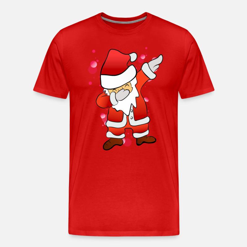 Dabbing Nicholas - T-shirt bio Premium Homme - rouge