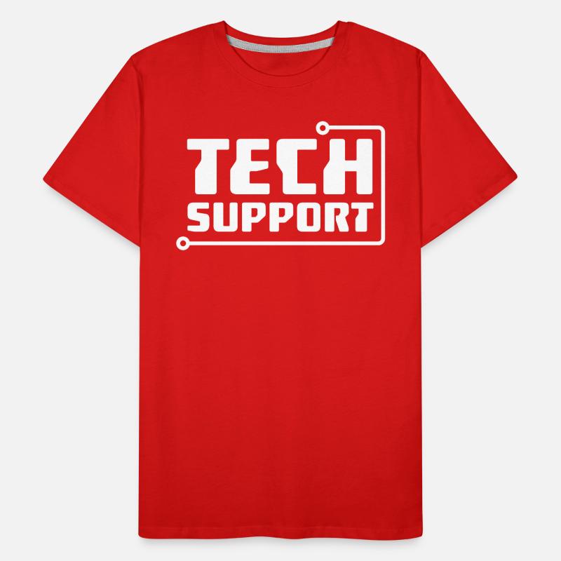 Tech Support Men's Premium Organic T-Shirt