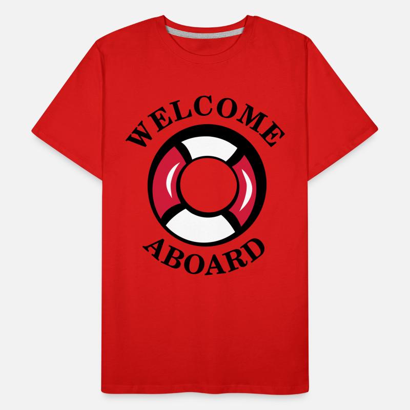 welcome_aboard Men's Premium Organic T-Shirt