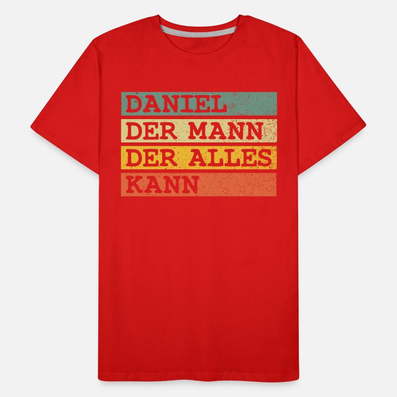 Der Mann Der Alles kann Daniel Männer Premium Bio T-Shirt