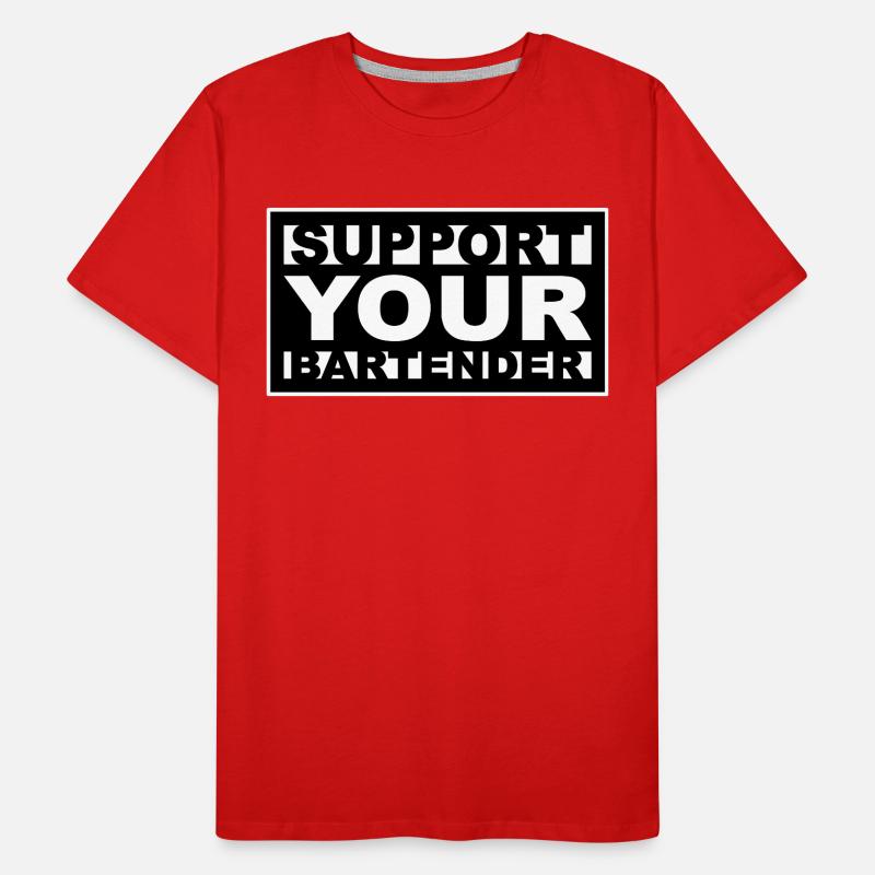 Bartender Men's Premium Organic T-Shirt