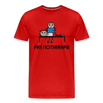 Physiotherapist Physio - Men's Premium Organic T-Shirt - red - Front - Damien (186cm)