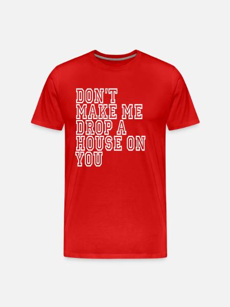 funny sarcastic sayings saying sarcasm - Men's Premium Organic T-Shirt - red