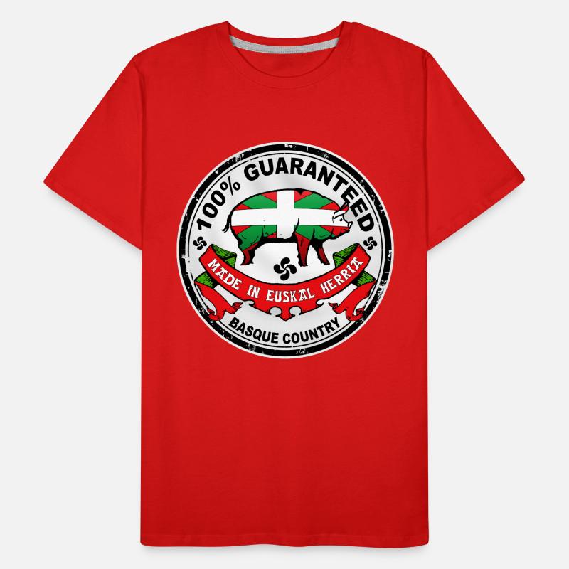 cochon du pays basque - Basque pig T-shirt bio Premium Homme