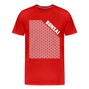 BONSAI Bonsai Master Bonsai Art - Men's Premium Organic T-Shirt - red - Front - Damien (186cm)