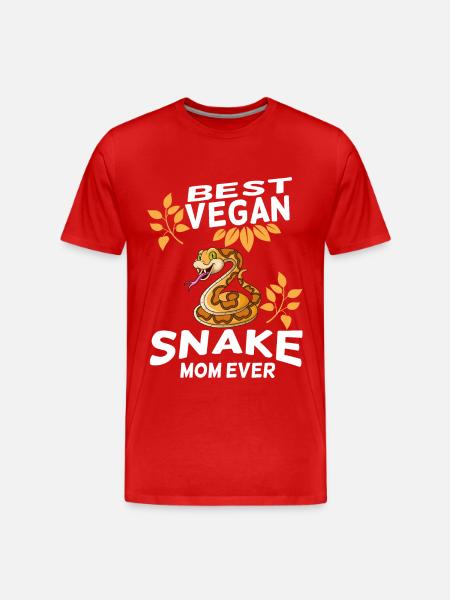 Snake lovers | Snake Reptile Gifts - Men's Premium Organic T-Shirt - red