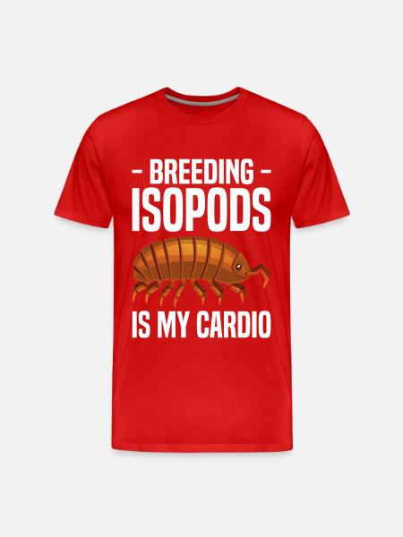 Isopoden - Männer Premium Bio T-Shirt - Rot