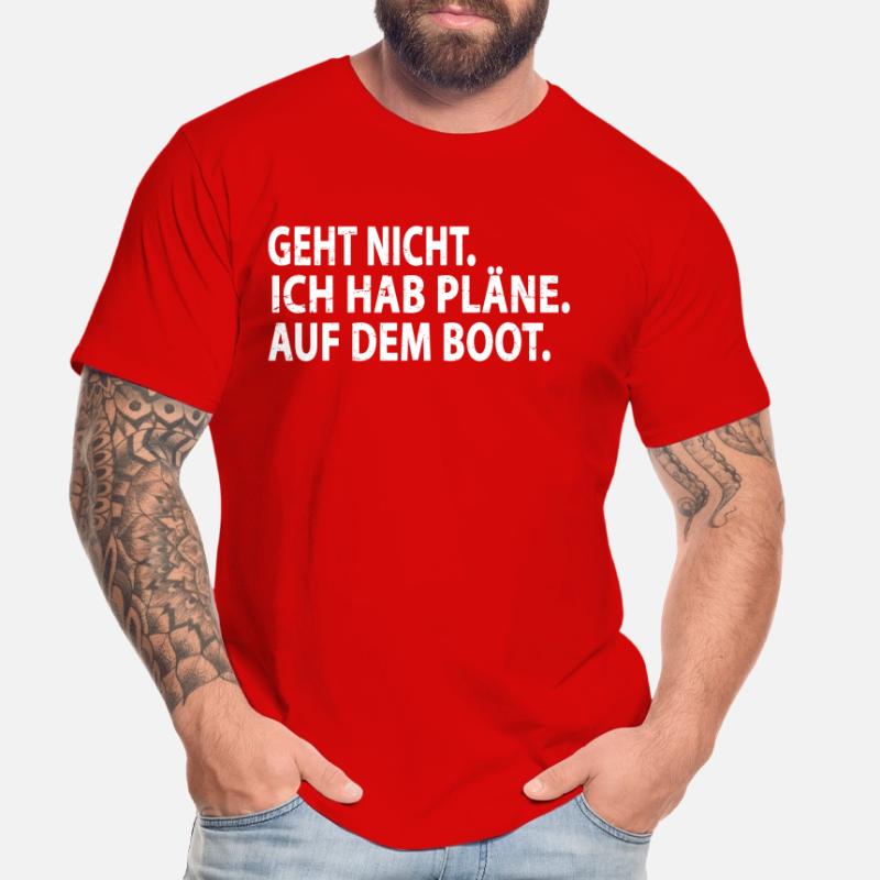 Pläne auf dem Boot - Bootfahrer Männer Premium Bio T-Shirt