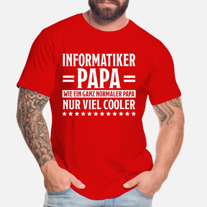 Informatiker Lustig Spruch Programmierer Geschenk Männer Premium Bio T-Shirt