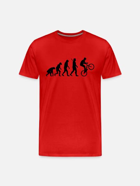 Radsport - Männer Premium Bio T-Shirt - Rot