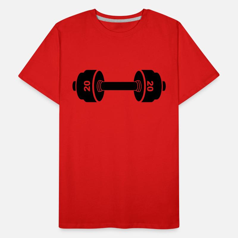 weights Men's Premium Organic T-Shirt