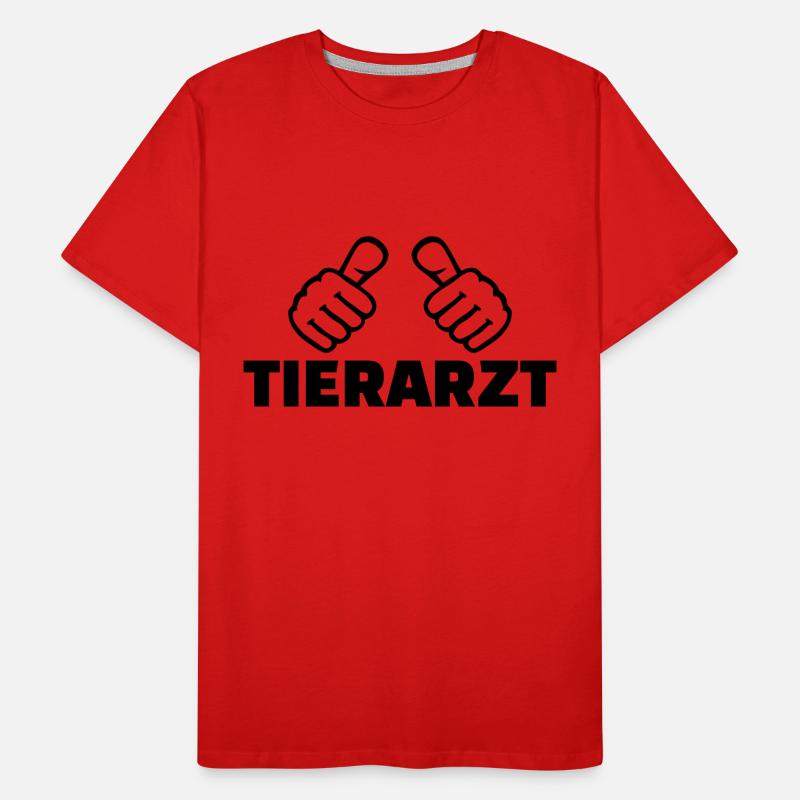 Tierarzt Männer Premium Bio T-Shirt