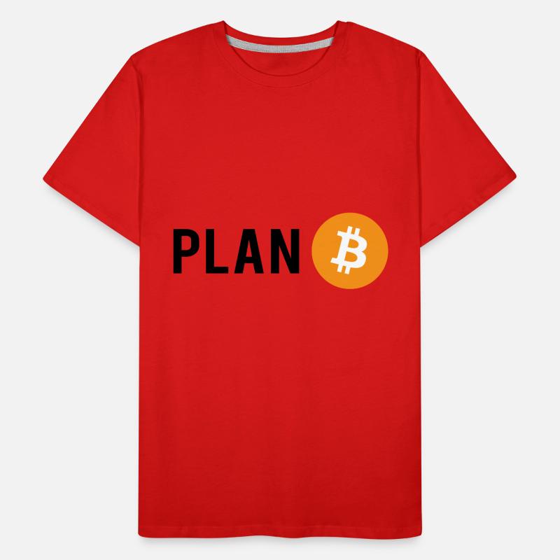Plan B - Plan Bitcoin T-shirt bio Premium Homme