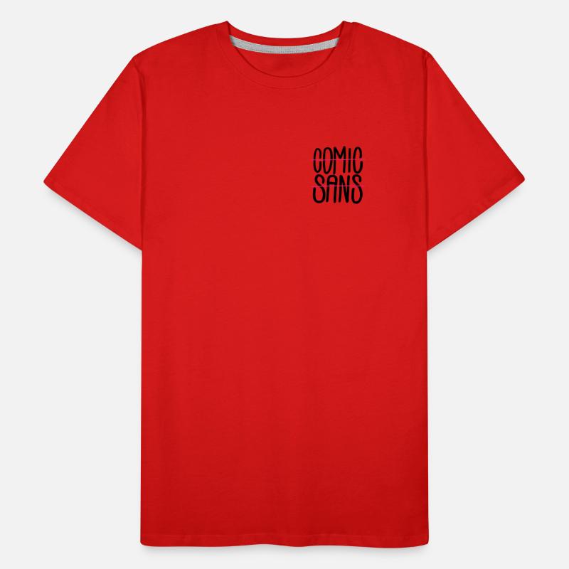 Comic Sans T-shirt bio Premium Homme