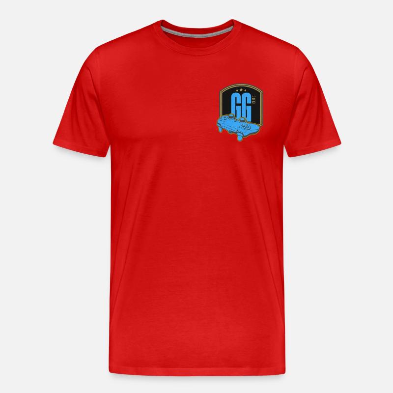 GGElite Monogram - Männer Premium Bio T-Shirt - Rot