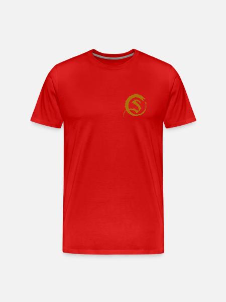 Hobbit S kistelogo til Smaug med dragesymbol - Herre Premium T-shirt økologisk - 