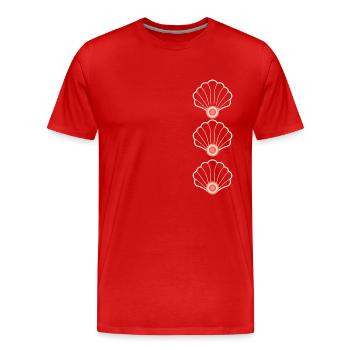 SHELL AND THE PEARL OF THE OCEAN - SWEATSHIRTS TSHIRTS - Men's Premium Organic T-Shirt - red - Front - Damien (186cm)