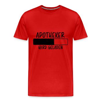 Apotheker Spruch Beruf Lustiges Apotheker Geschenk - Männer Premium Bio T-Shirt - Rot - Vorne - Damien (186cm)
