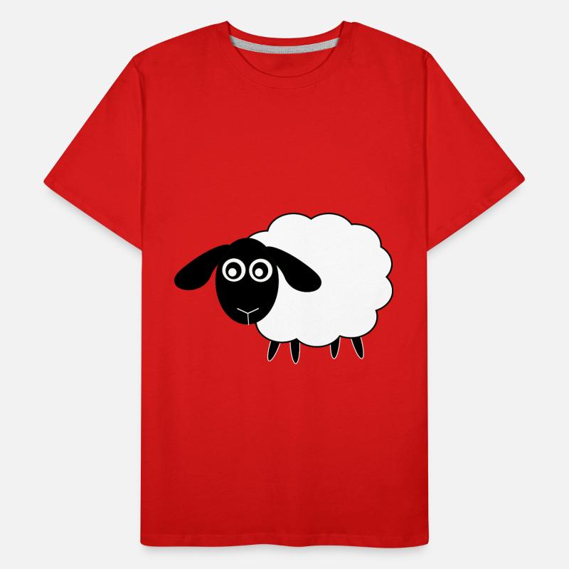 Schaf Geschenk Geschenkidee Männer Premium Bio T-Shirt