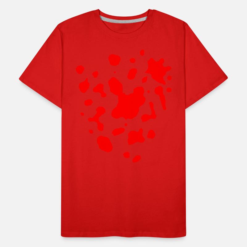 Drop stain pattern Men's Premium Organic T-Shirt