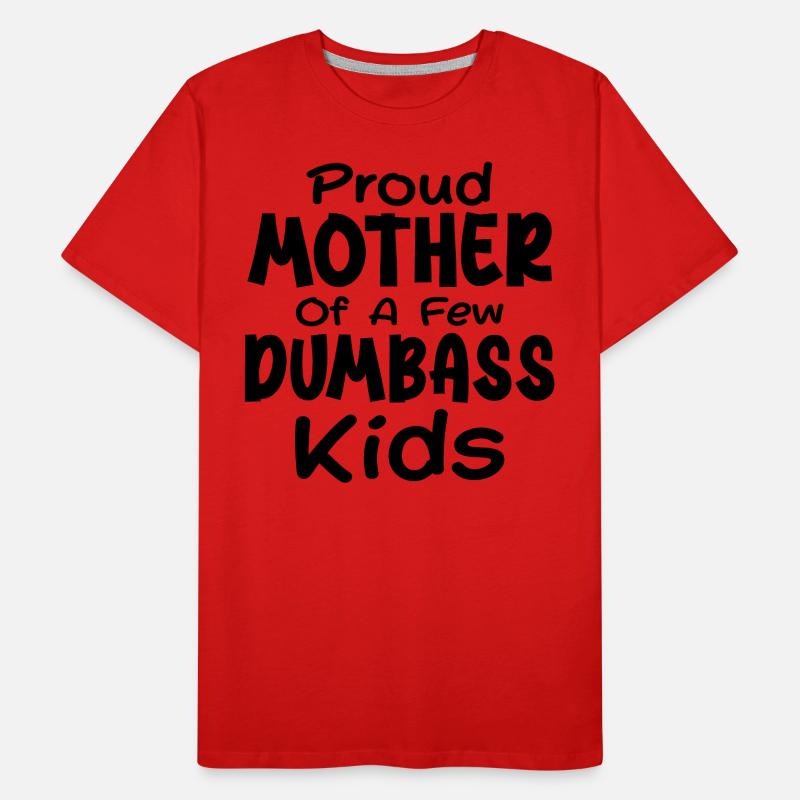 Stolze Mutter von ein paar Kindern Muttertag Männer Premium Bio T-Shirt