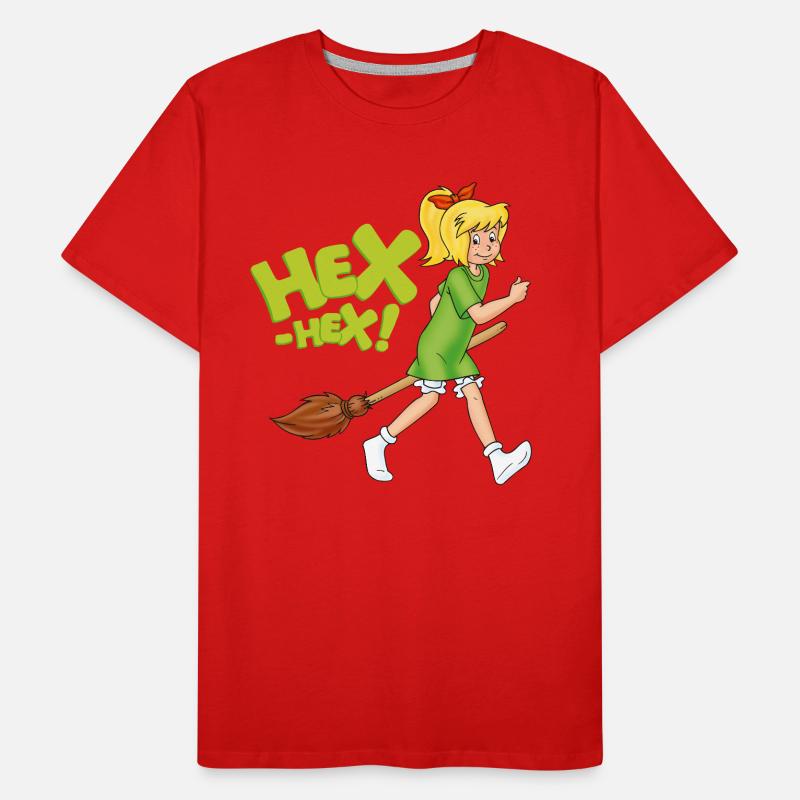 Bibi Blocksberg with mashed potatoes HEX-HEX! Type Men's Premium Organic T-Shirt