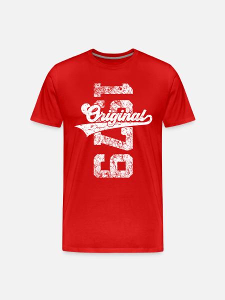 47TH BIRTHDAY ORIGINAL 1979 - Men's Premium Organic T-Shirt - red
