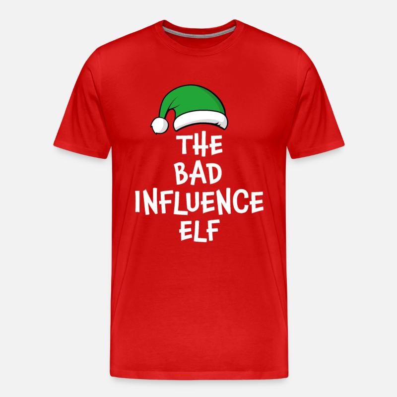 L’Elfe de la Mauvaise Influence - T-shirt bio Premium Homme - rouge