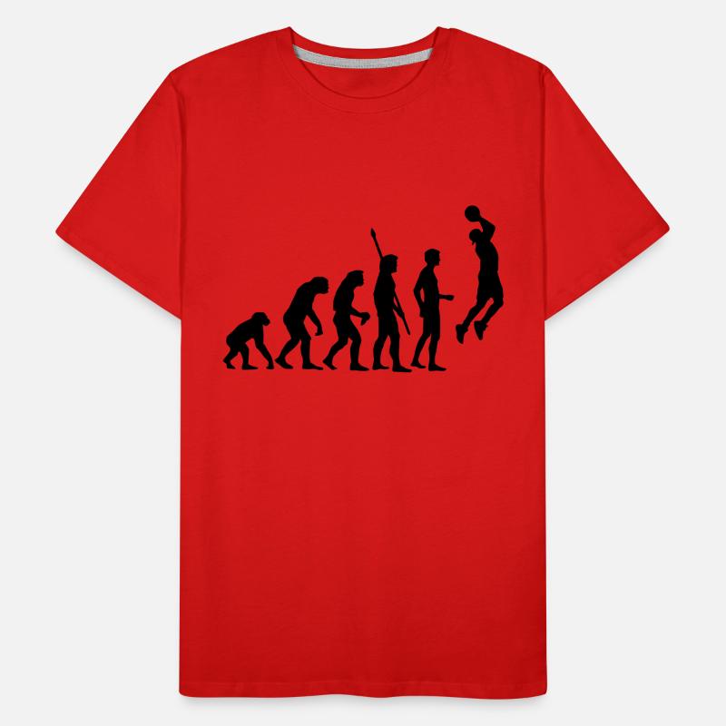 evolution_basketball_b_1c Men's Premium Organic T-Shirt