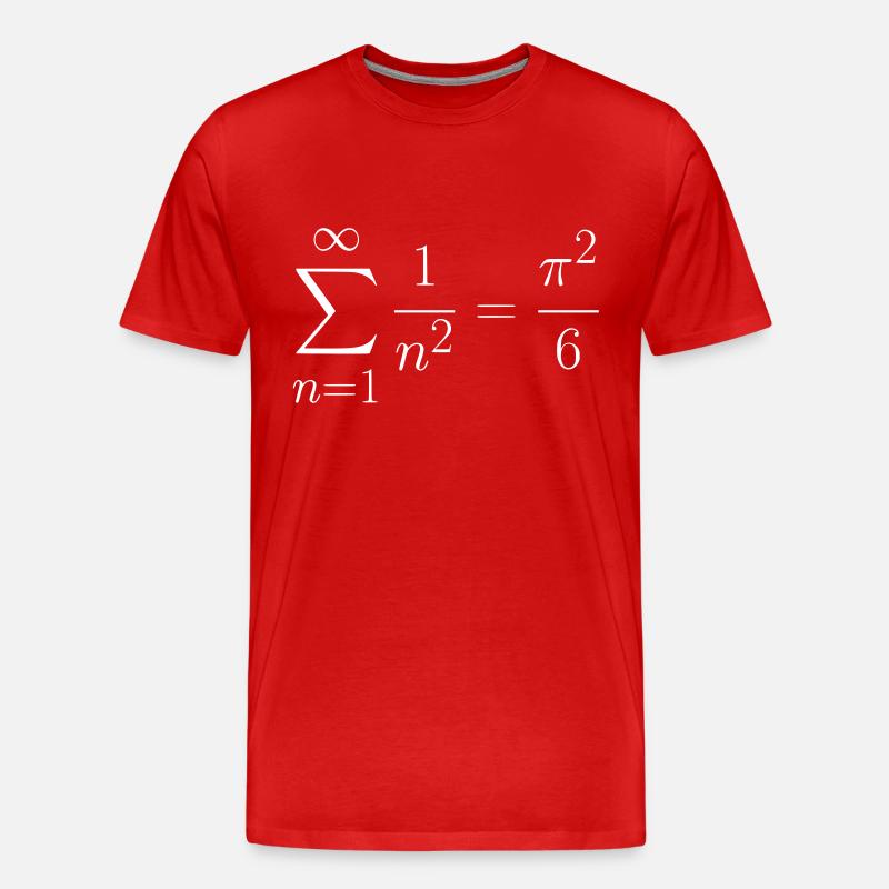 Das Baseler Problem Geschenk Idee - Männer Premium Bio T-Shirt - Rot
