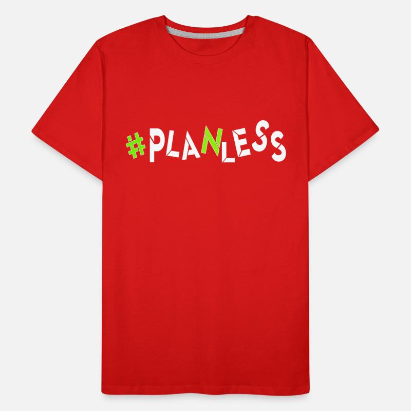 no idea today no plan burnout planless headless Men's Premium Organic T-Shirt