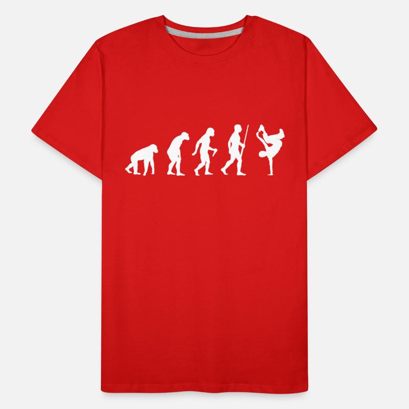 Breakdance Evolution Männer Premium Bio T-Shirt