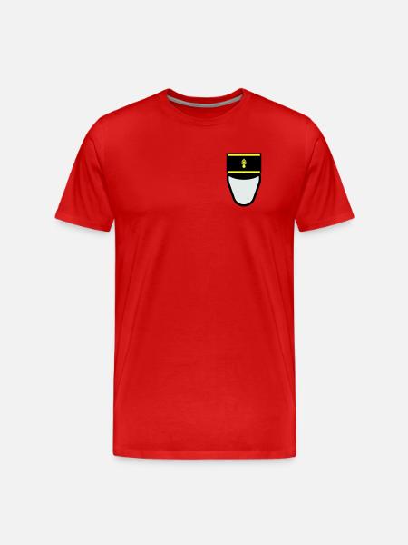 Gendarme Képi G.M. (Mobile Constable) - Men's Premium Organic T-Shirt - red
