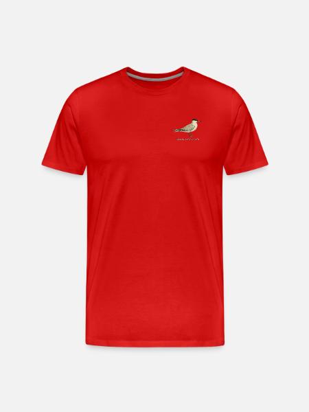 Shelduck Tern – Thalasseus sandvicensis - Men's Premium Organic T-Shirt - red