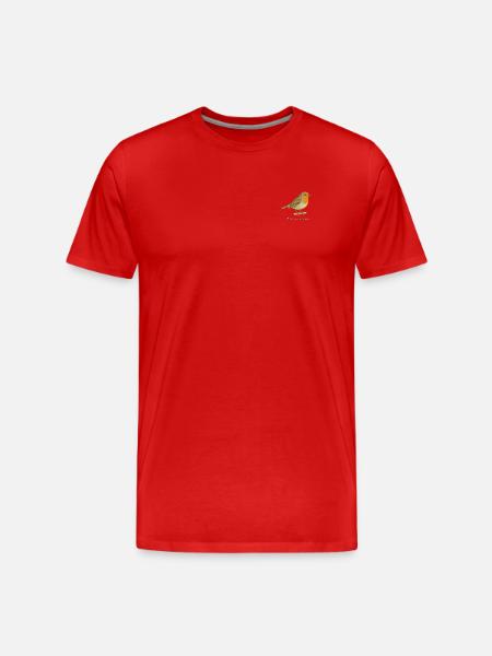 Robin - Men's Premium Organic T-Shirt - red