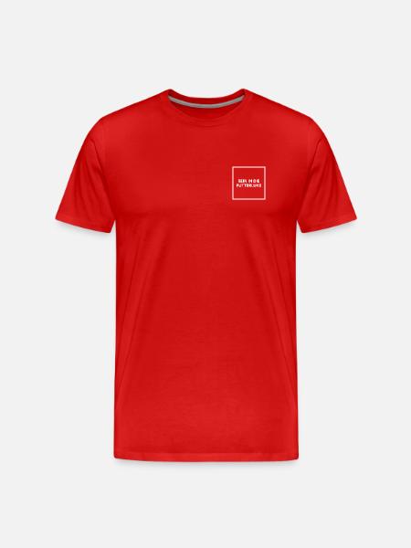 REIN IN DIE FUTTERLUKE - Männer Premium Bio T-Shirt - Rot