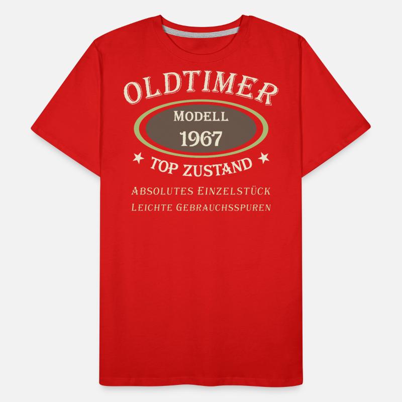 Oldtimer 55e anniversaire modèle 1967 - 2022 T-shirt bio Premium Homme