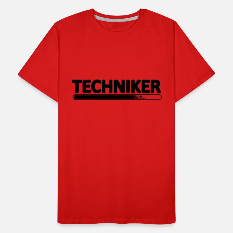 Techniker // Technikerin // Wird Techniker // lädt Männer Premium Bio T-Shirt