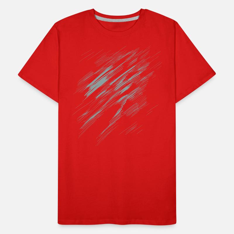 Hatching Background - Diagonal Structure Men's Premium Organic T-Shirt