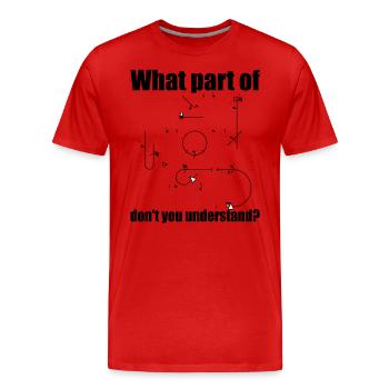 Welcher Teil Der Aresti-kunstflugfiguren - Männer Premium Bio T-Shirt - Rot - Vorne - Damien (186cm)