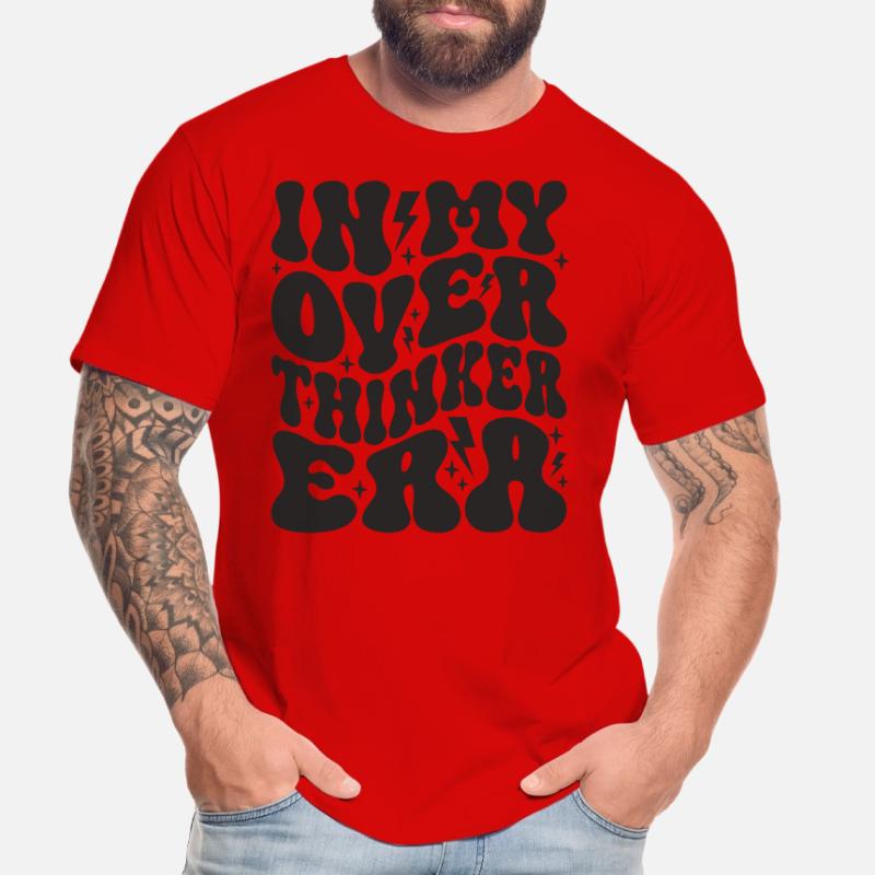 Dans mon ère Overthinker Overthink T-shirt bio Premium Homme