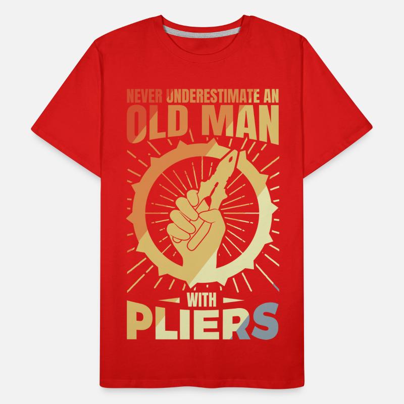 Old electronics technician Men's Premium Organic T-Shirt