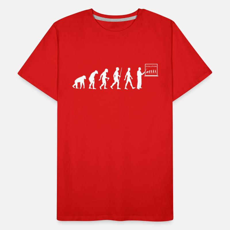 Les enseignants Evolution professeur Professeur Professeur T-shirt bio Premium Homme