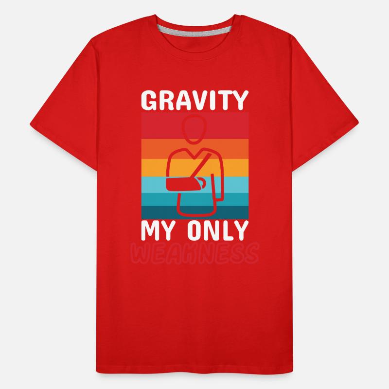 Broken Hand Broken Arm Broken Bones Funny Broken Men's Premium Organic T-Shirt