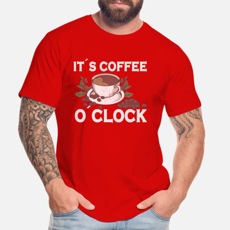 Coffee Lover Caffeine Molecule Java Latte Espresso Männer Premium Bio T-Shirt