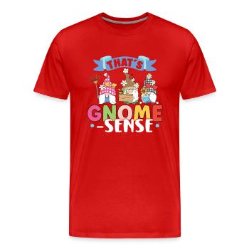 Garden Gnomes Gnome Lover Funny Gnome Gardening - Men's Premium Organic T-Shirt - red - Front - Damien (186cm)