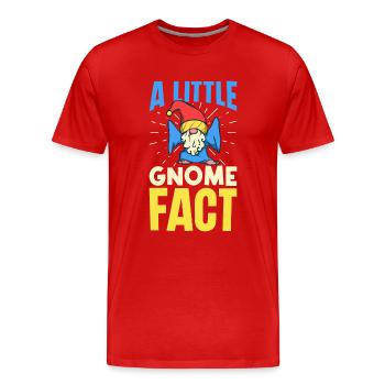 Gartenzwerge Gnome Lover Funny Gnome Gardening - Männer Premium Bio T-Shirt - Rot - Vorne - Damien (186cm)