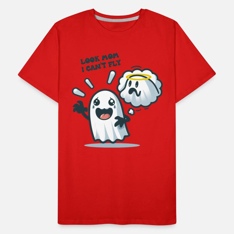 Look Mom I Can't Fly Men's Premium Organic T-Shirt