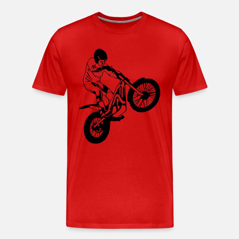 Trial - Männer Premium Bio T-Shirt - Rot